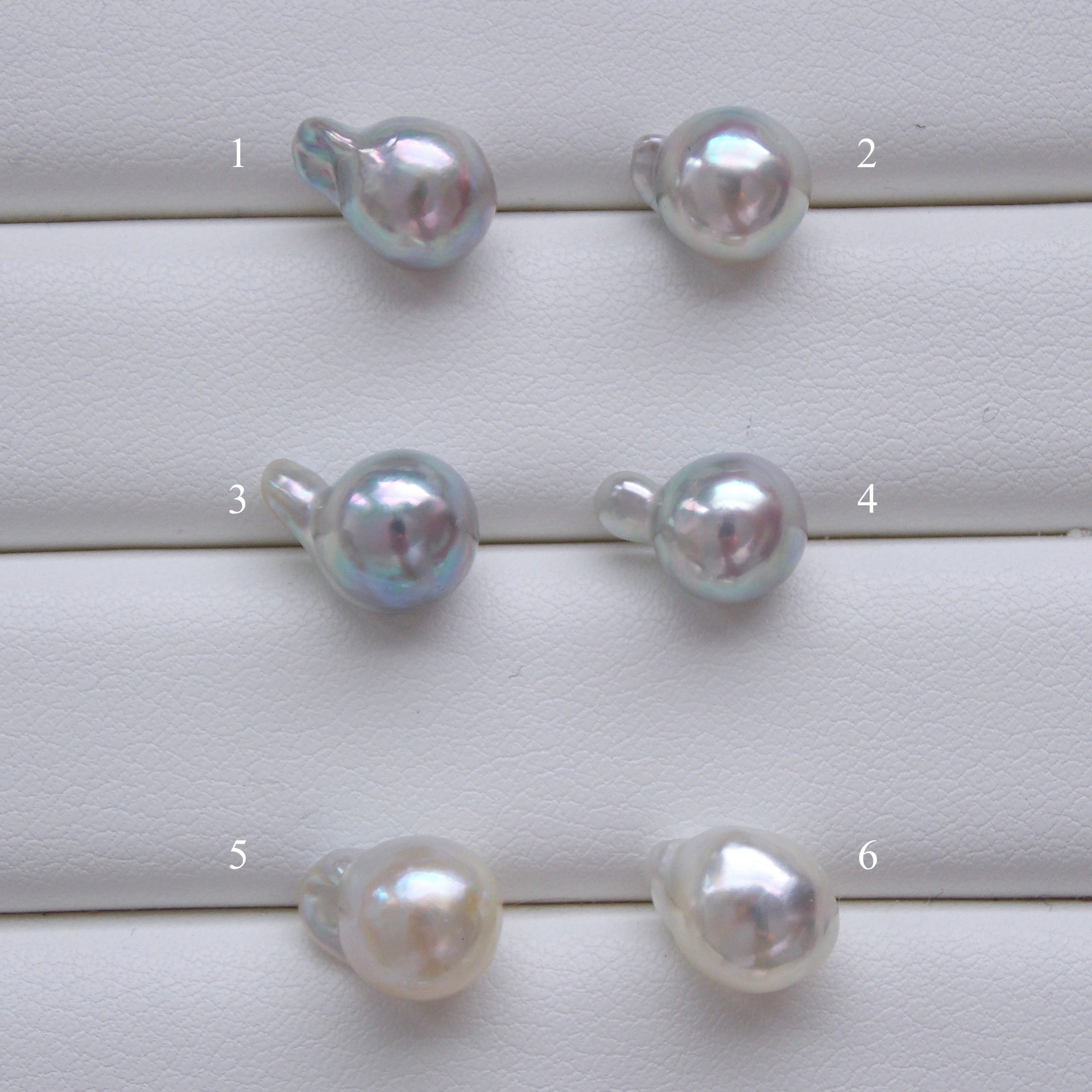 Natural Color Akoya Baroque Pearl Ear cuff - (千星 - Chi Se)